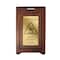 Alpine Industries Double-Sided Brass Plated Wooden Bilingual Caution Wet Floor Sign ALP499-BRA-MK - alternate 6